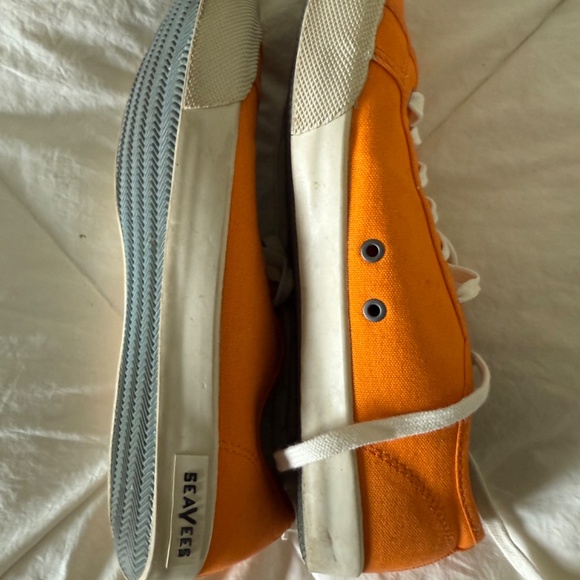 Orange Sneakers by SeaVees - Picture 2 of 3